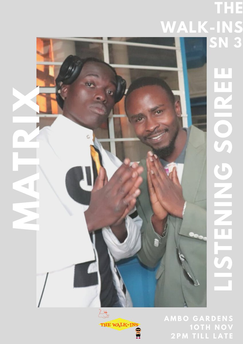thewalkinske's tweet photo. The Sn 3 Soiree Featuring Boutross,DjSlim B,BiggFriz,Asum Garvey,Barak Jacuzzi,Malkizy,Lavosti &amp; Bankhtu Soul.
Acts from Budguys Ent,Gem Sorare,Deedz, K-Green,Mush from the Bush,Dj Evolve, Muki Rai, Benady Inady,Matrix,Ayoti, Dj Collo

10TH NOVEMBER,
AMBO GARDENS 
2pm till 10pm https://t.co/6uUYEtD3cy