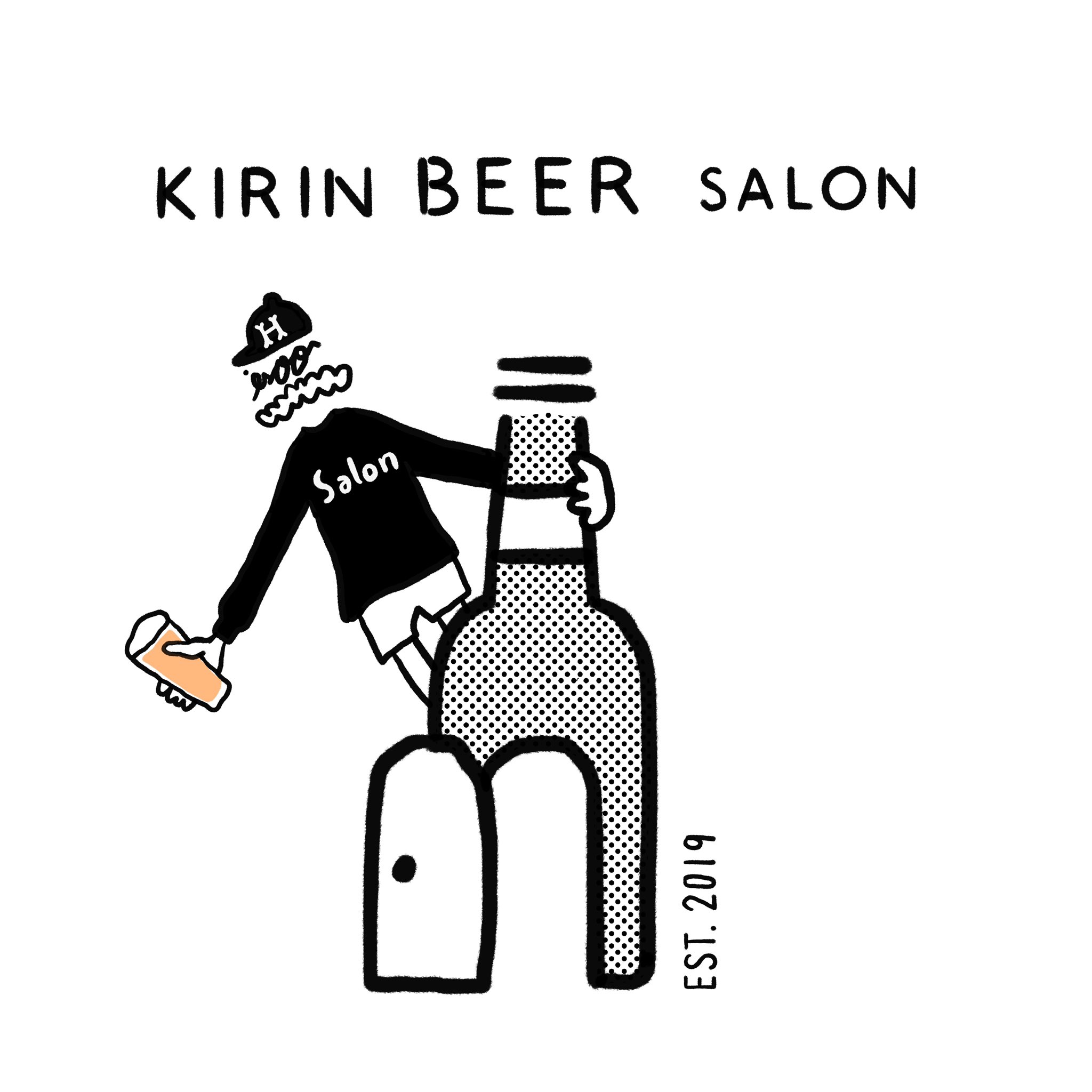 イソガイ ヒトヒサ イラスト乾杯フェス キリンビールサロン 今日から イソガイ ヒトヒサ イラスト乾杯フェス キリンビールサロン 今日から
