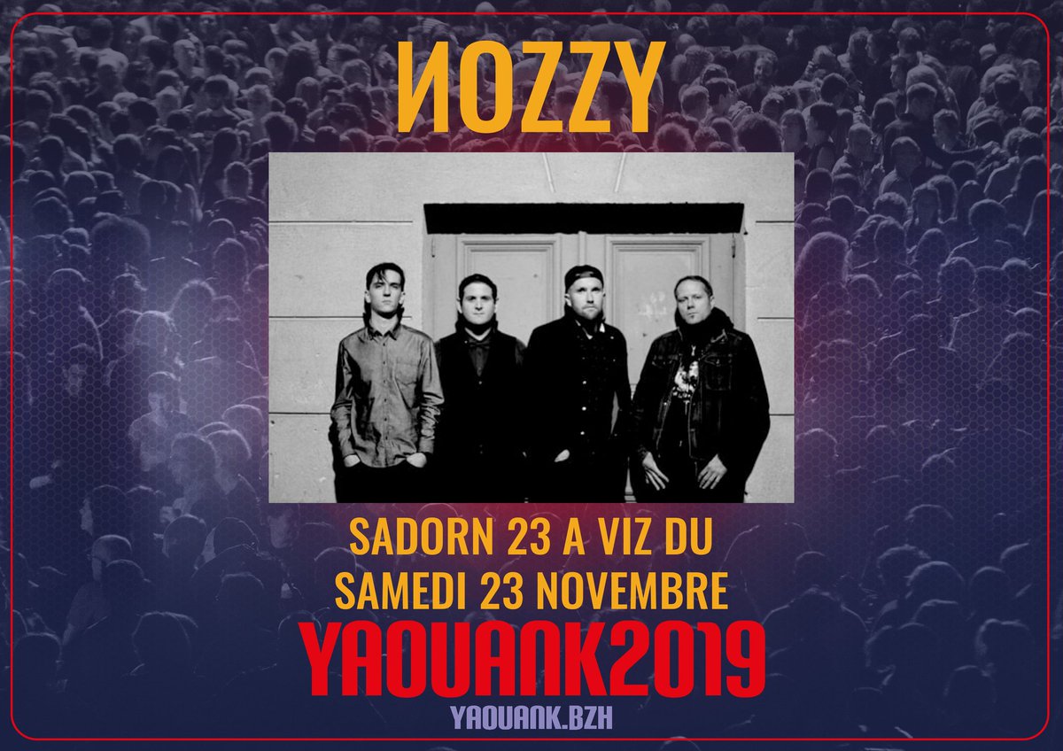 yaouank's tweet photo. NOZZY | 23/11/2019 | MUSIKHALL
#Nozzy #krouidigezh #creation #Yaouank #yaouank2019 #festnoz #ParcExpo #Musikhall #Roazhon #Rennes #IlHaGwilen #IlleEtVilaine #Breizh #Bzh #Bretagne https://t.co/MWmq9EqKcz https://t.co/1Zo2GFoD5a