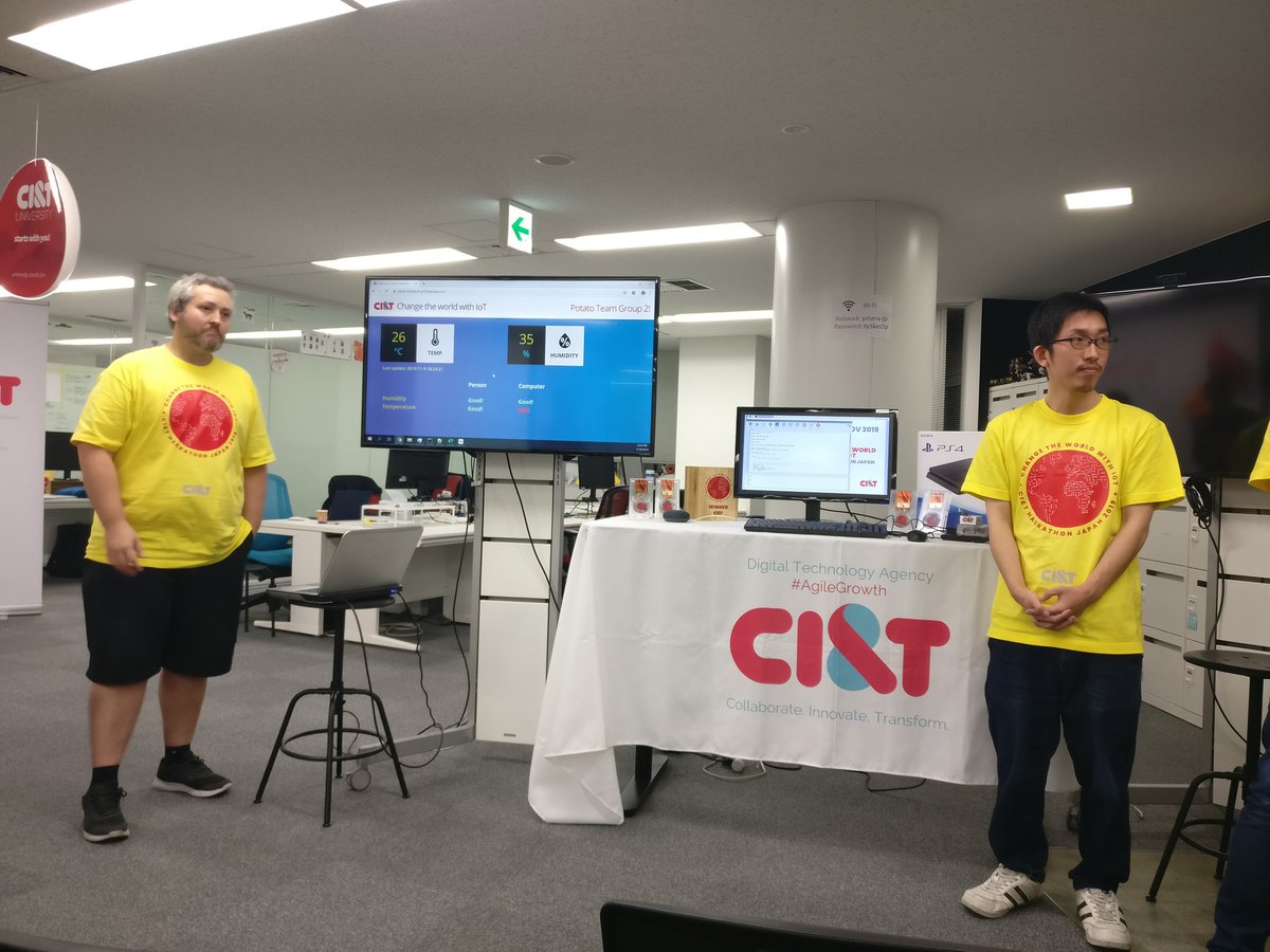 jonathanpperry's tweet photo. Awesome to participate in @ciandtjapan #ciandt_hack !!! #presentation #presentationtime https://t.co/HHHHDOV0h6