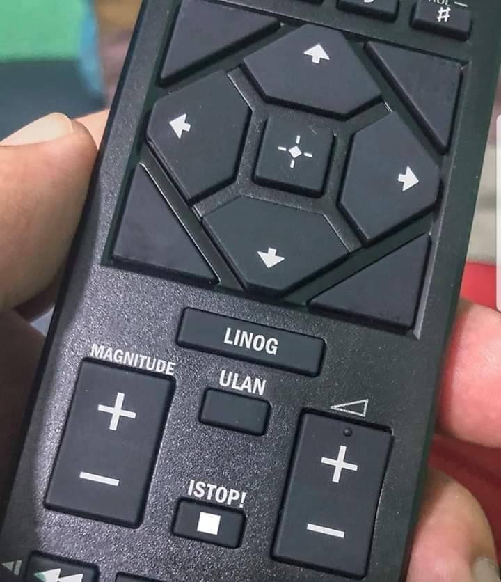 WildFM923's tweet photo. Kang kinsang remote control ni?🤔

Credits to: Prof. Tonee Rebamonte https://t.co/Wi3YmGB7Qy