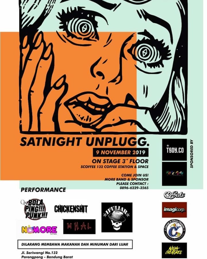 TODAY!!! at Scoffee123Space
Join with Us SATNIGHT UNPLUG