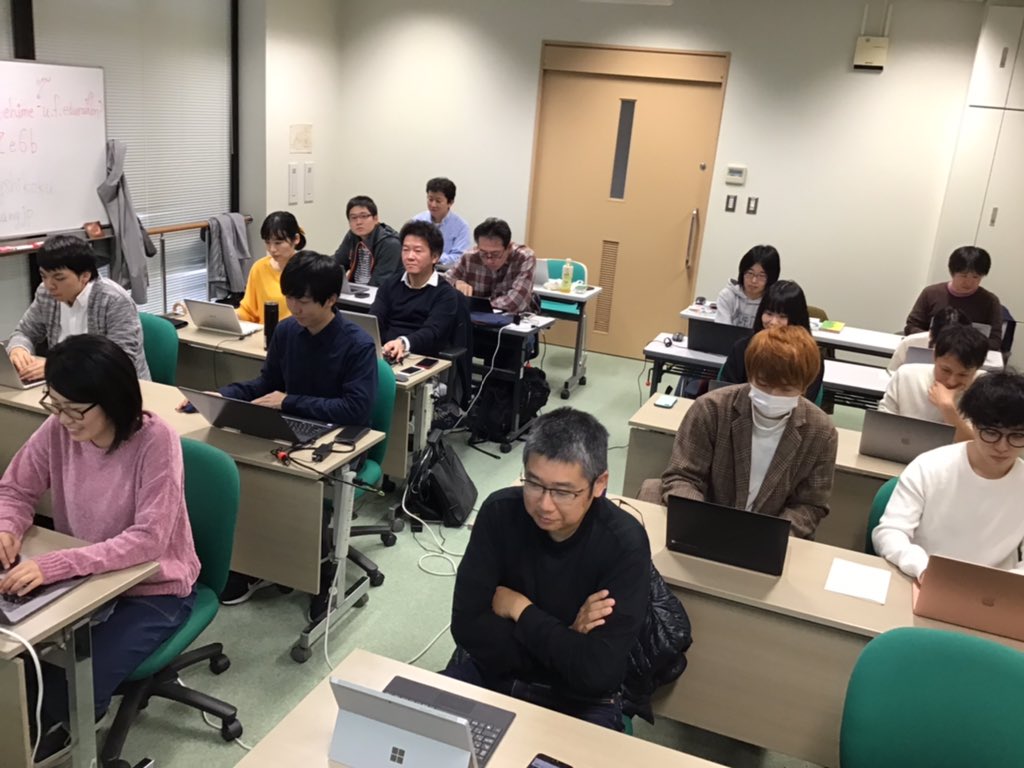 qt_luigi's tweet image. 「はじめてのGo言語教室 in 愛媛」の授業風景 #gdgshikoku #golangjp