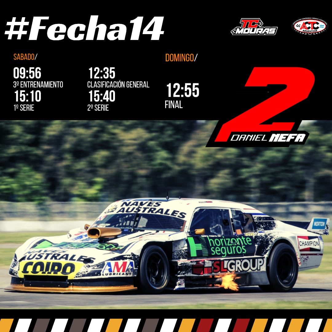 Te esperamos!! #fecha14😊🏁🏁
<a href="/horizonteseg/">Horizonte Seguros</a> <a href="/Dole_Racing/">Coiro Dole Racing</a> #slgroup #navesaustrales