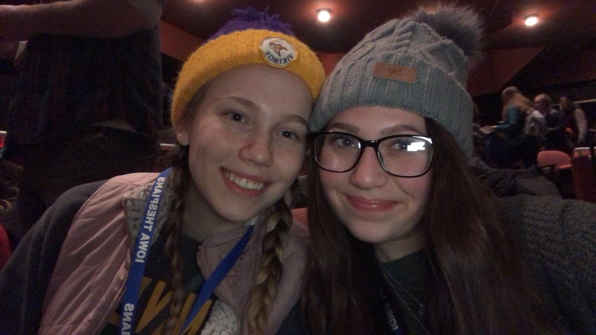Thespian Festival 2019 day one is complete! No fire alarms, our bus was the first to show up, and we got to see some Kennedy students do amazing individual performances! Can’t wait for day two! #IAThesFest19