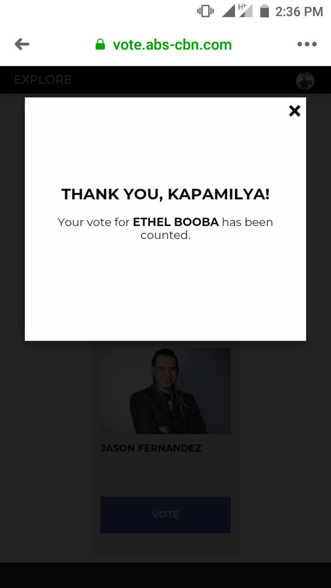 johnreyjasmin11's tweet photo. Done voting go go go @IamEthylGabison for the win!!!!
@TNTABSCBN @itsShowtimeNa 
#TNTCelebrityHuLingTapatan 
#TNTCelebsGrandChampion https://t.co/HoTZphdpcS