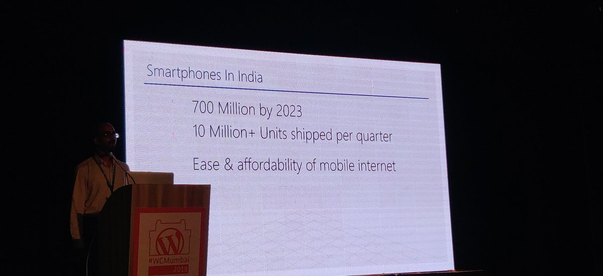 Mobile stats in India <a href="/vikramuk/">Vikram and Web</a> #wcmumbai