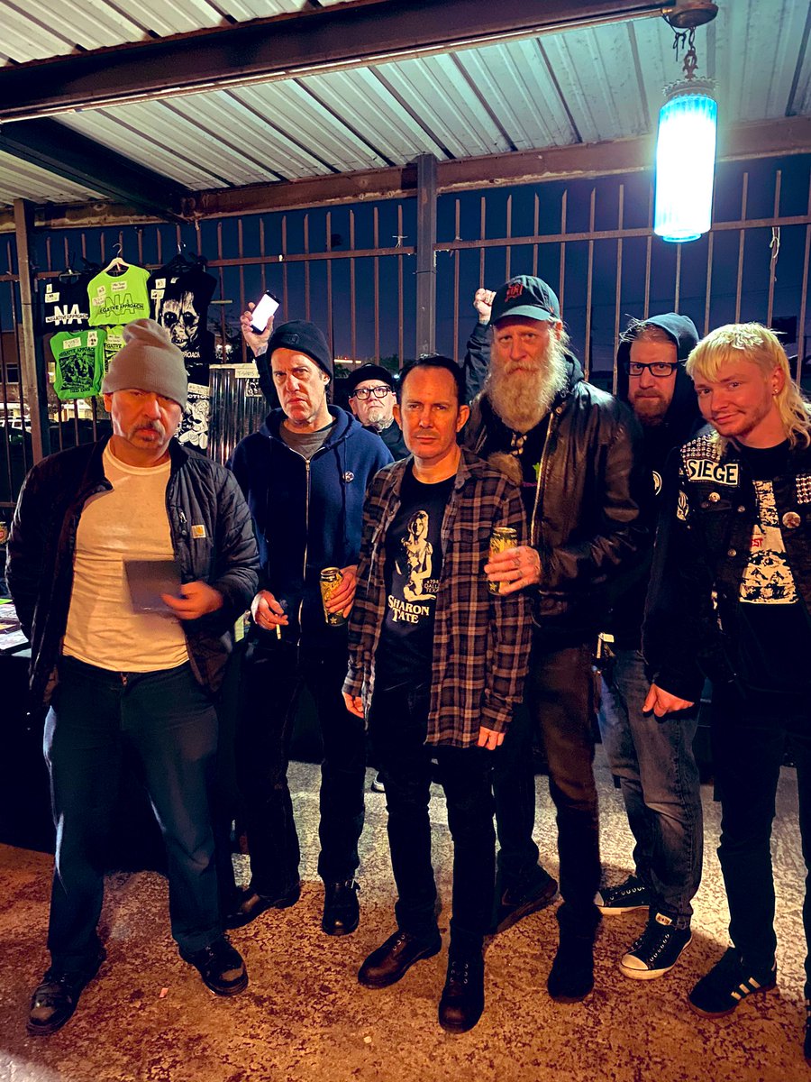 Speedealerband's tweet image. Always good hanging with Negative Approach @RealJohnBrannon @Speedealerband #negativeapproach #speedealer