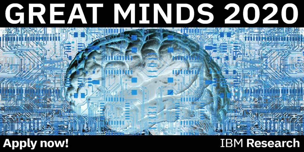 IBMResearch's tweet image. The Great Minds initiative is a competition for 3 to 6-month internships at one of the #IBMResearch Labs in Zurich, Nairobi, or Johannesburg for students from central and Eastern Europe, the Middle East and Africa. 

Learn more and how to apply here: ibm.co/2NtSw8B