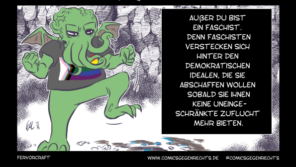 #ComicsgegenRechts #Cthulhu #fervorcraft