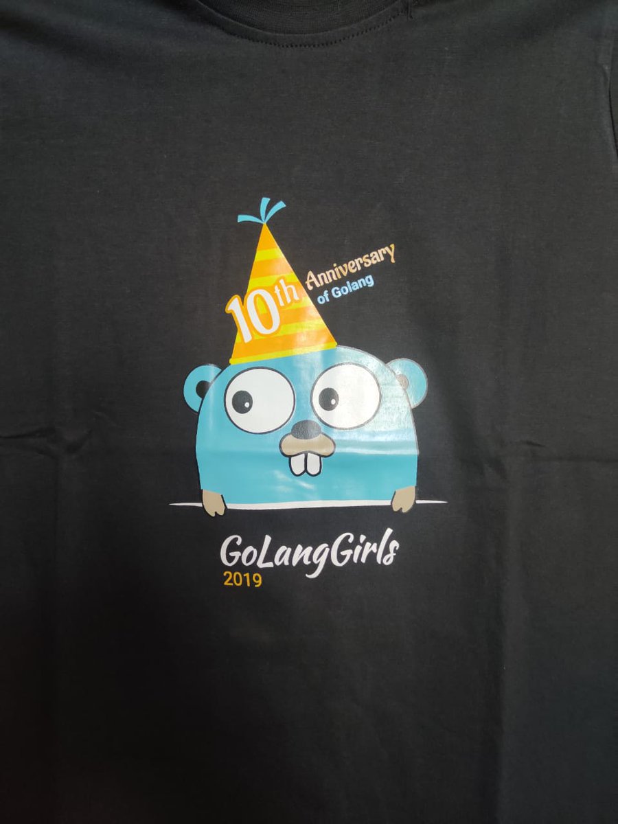 GirlsGolang's tweet image. Super Excited to share T-shirts for tomorrow! 1 day to go.
#golang #golanggirls #golangturns10
#WomenWhoCode
@wwg_pune