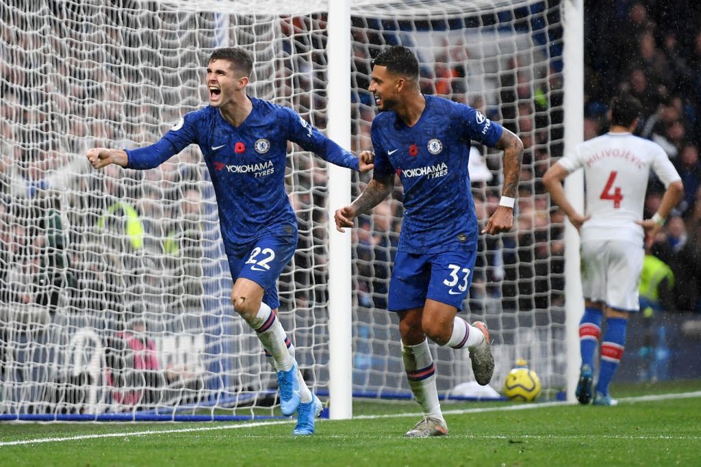 Christian Pulisic in his last three Premier League matches:
โฝ๏ธโฝ๏ธโฝ๏ธ ๐ Burnley.
โฝ๏ธ ๐ Watford ๐.
โฝ๏ธ ๐ Crystal Palace ๐ฆ
.
#CHECRY.