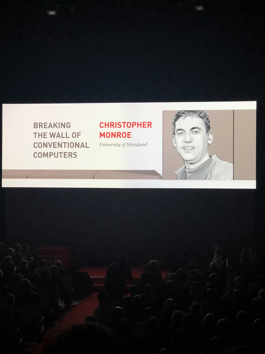 mari_nv_dr's tweet photo. So true...🙂
“#QuantumMechanics is not hard, it’s just confusing”
—Christopher Monroe ‘#breakingTheWall of conventional computers’ @Falling_Walls
#physics #science #FallingWallsConference #FallingWalls19 https://t.co/h5U4Cp6bGg