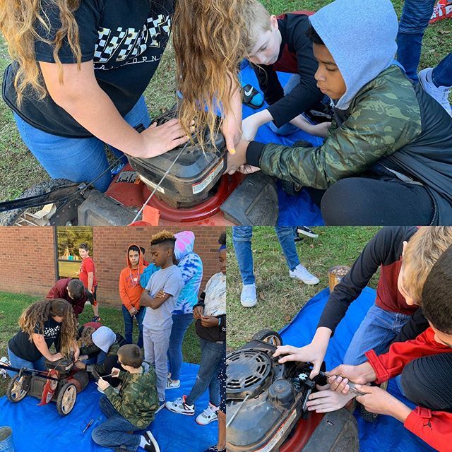 jellerlearning's tweet photo. The 4 cycles of learning connect well with the 4 cycles of the engine. Tuning up our minds with #intake #ignition #combustion #exhaust > #flatrocksteam #fayettecreates @fcboe1 #excellenceandcreativity #inquirymindset https://t.co/o9vhc5FRRa https://t.co/JlWMtsu7BA