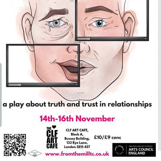 FromtheMillTC's tweet image. Award-winning theatre company bring BEDLAM to @clfartcafe 14-16th Nov. @southeast_15 @peckhampeculiar @WhatsOnStage #Theatre #Newwriting #Whatson #London 
@https://www.eventbrite.co.uk/e/bedlam-tickets-71686364847