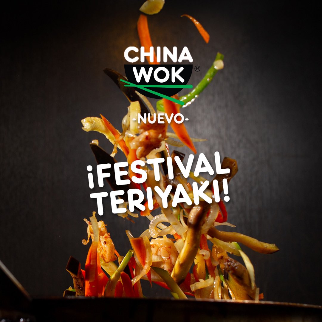 Una explosión de sabor llega a China Wok: ¡Nuevo Festival Teriyaki! Pídelo  de Pollo, Camarones, Cerdo o combinado, no te lo pierdas con precios de  introducción. Visítanos en el 4to nivel de, image size:1080x1080