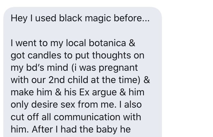 “I used black magic before...” read the full story on my ig: oloni