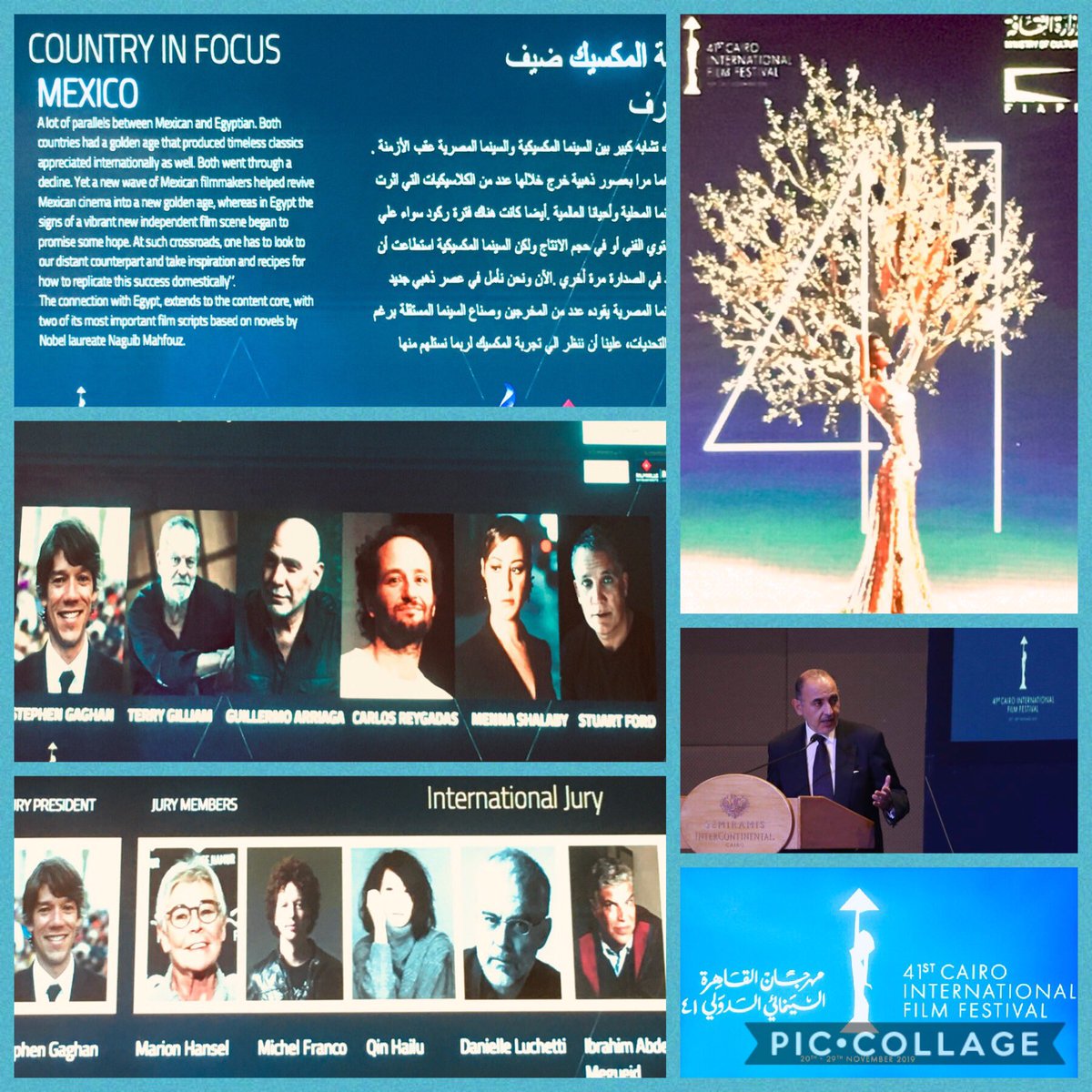 🇲🇽honor guest in the  <a href="/CairoFilms/">Cairo International Film Festival</a> Great Directors in 🇪🇬: <a href="/G_Arriaga/">Guillermo Arriaga</a> <a href="/michelcine/">Michel Franco</a> <a href="/gabrielripstein/">Gabriel Ripstein</a> #reygadas Mexico invitado de honor en el Festival Cinematográfico de El Cairo. Arriaga, Franco, Ripstein y Reygadas en 🇪🇬! <a href="/imcine/">IMCINE</a> <a href="/SRE_mx/">Relaciones Exteriores</a> <a href="/Proud2bMexican/">Proud to be Mexican</a> <a href="/AlAhram/">الأهرام AlAhram</a> <a href="/FICM/">Morelia Film Fest</a> <a href="/cultura_mx/">Secretaría de Cultura</a>