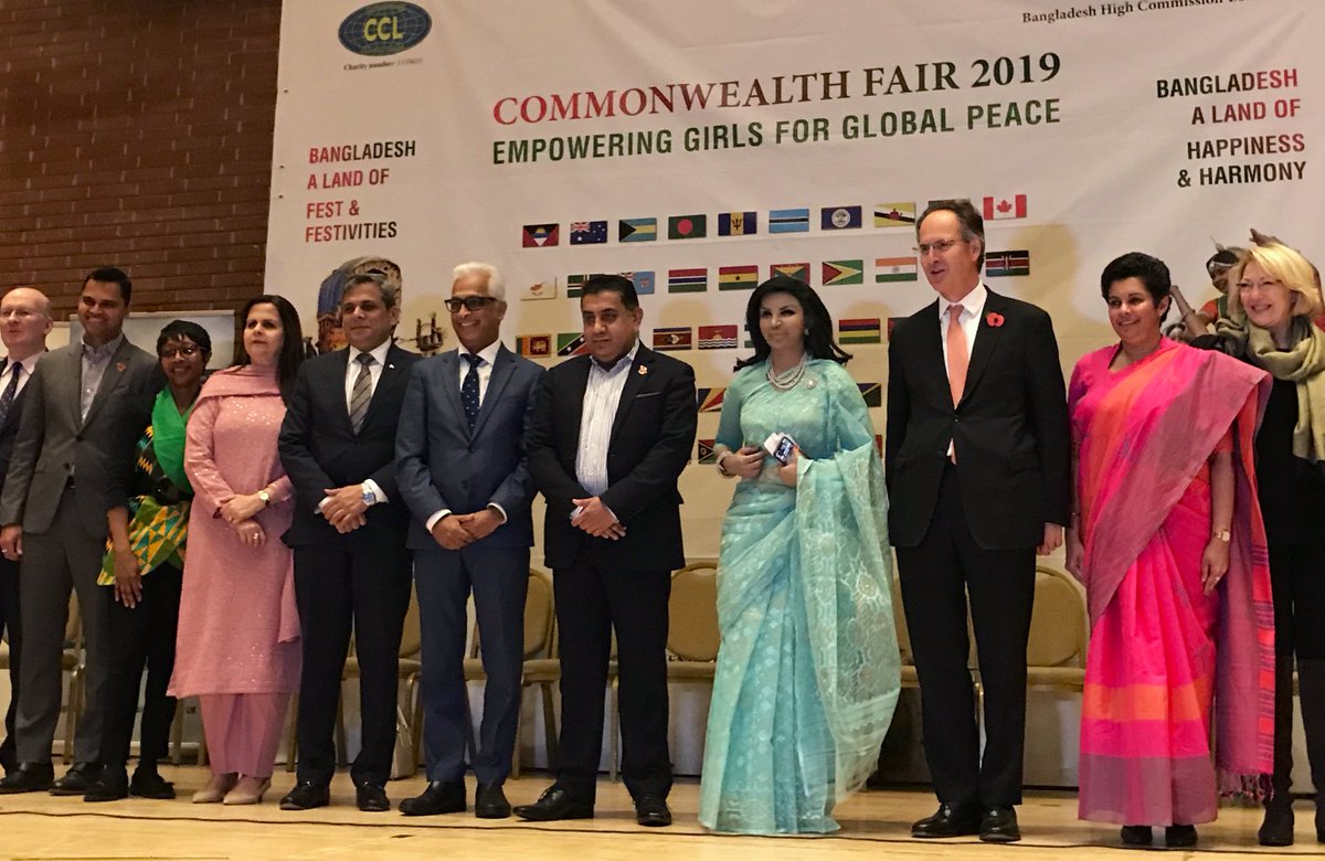 tariqahmadbt's tweet image. A pleasure to open the CCL Commonwealth Fair this morning and celebrate our #ConnectedCommonwealth with so many of the diaspora. Thanks @munatasneem &amp;amp; Bangladesh HC for hosting. 
 
The fair is supporting @CGEFUND, helping girls across #OurCommonwealth to stay in education.