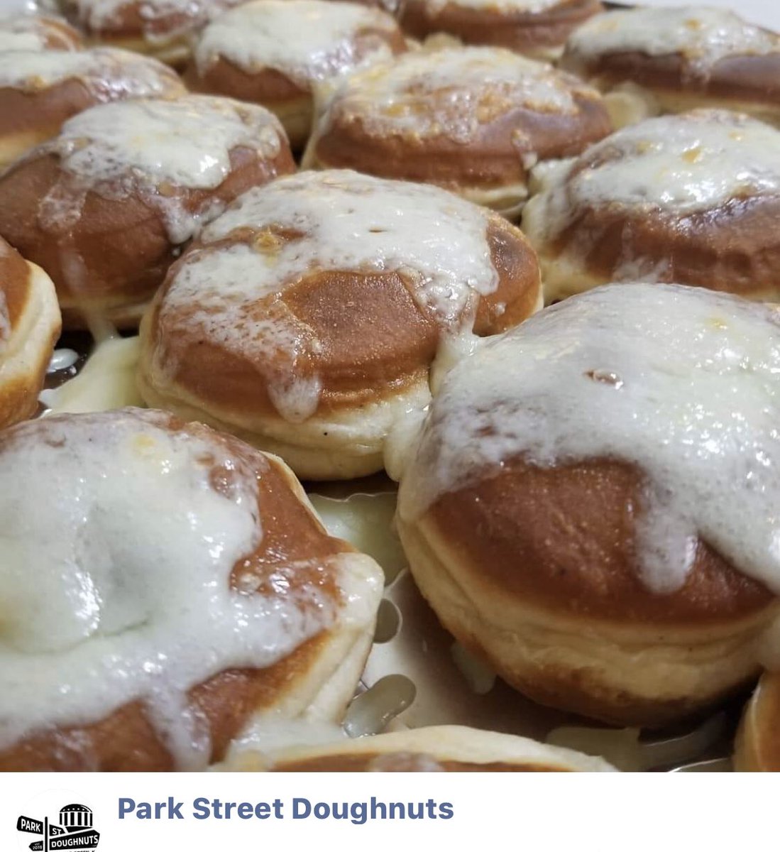 MikeBuchanon's tweet photo. PARK STREET DONUTS available this morning at DEEMERS FLOWERS at 901 Lehman Ave, Bowling Green Ky  
TODAY * Sat Nov 9th. This morning @ 9:00AM until they’re all gone! https://t.co/pGKA8TPuuT