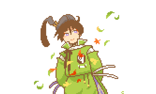 通り過ぎる秋 Chicoのイラスト