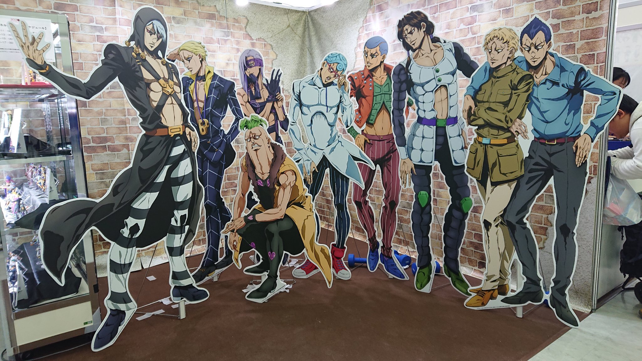Twitter 上的 ぶぉるびっっく 暗殺者チーム 等身大パネル リゾットがちゃんと撮れてなかった Agf 19 Agf19 Agf アニメイトガールズフェスティバル ジョジョの奇妙な冒険 黄金の風 ジョジョ Jojo Anime T Co Sxgp527aih Twitter