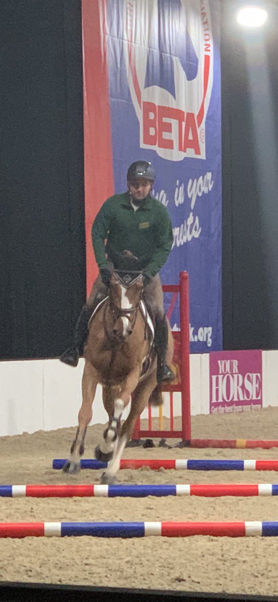 An early morning with <a href="/JayTigerHalim/">Jay Tiger Halim</a> at <a href="/YourHorseLive/">Your Horse Live</a> what a treat 🦄💕 #tigertraining