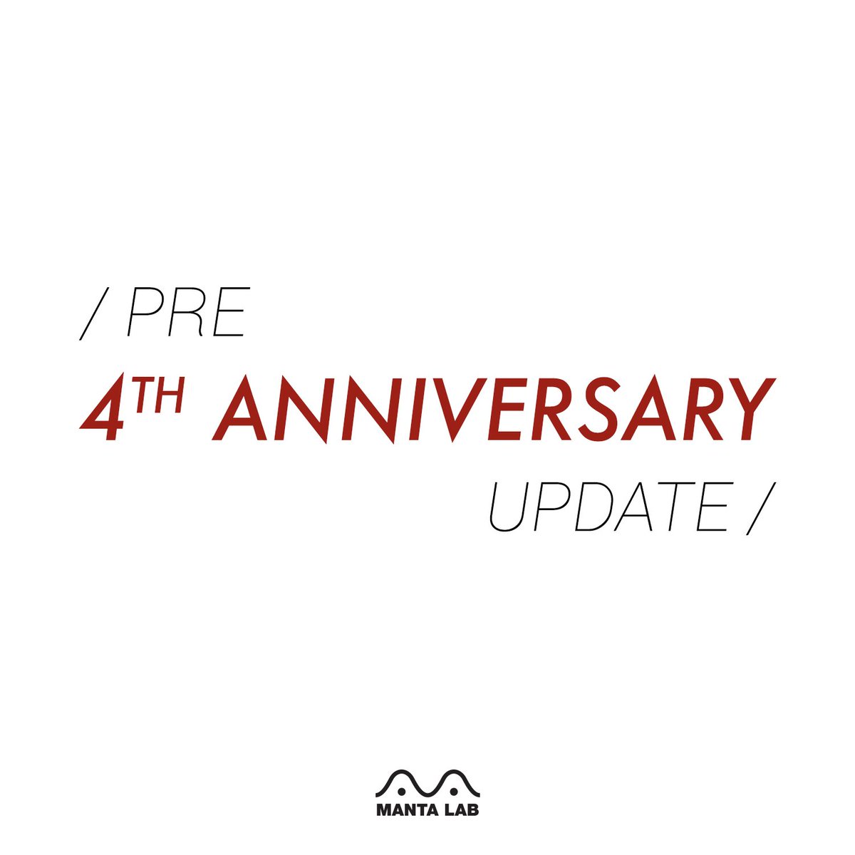 Hello everyone! It's your sinner John :0. Everyone thinks we are dead but still alive and well. Here's our Pre-4th Anniversary Update at our website. Please read the blog post and join our 4th Anniversary in December :D. #mantalab #steelbook #anniversary #4years!