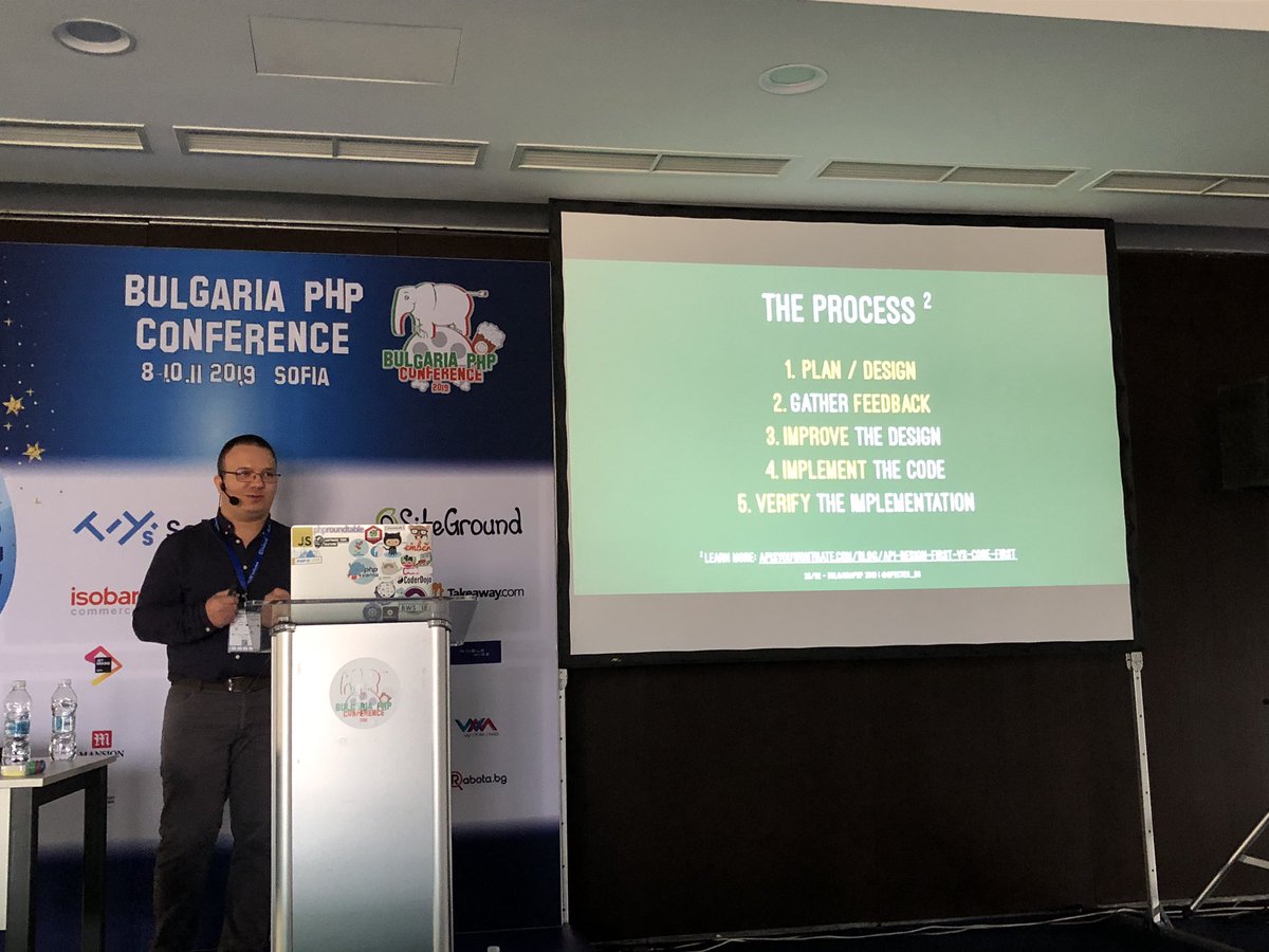 sskorc's tweet image. . @specter_bg about doing the API the right way #bgphp19