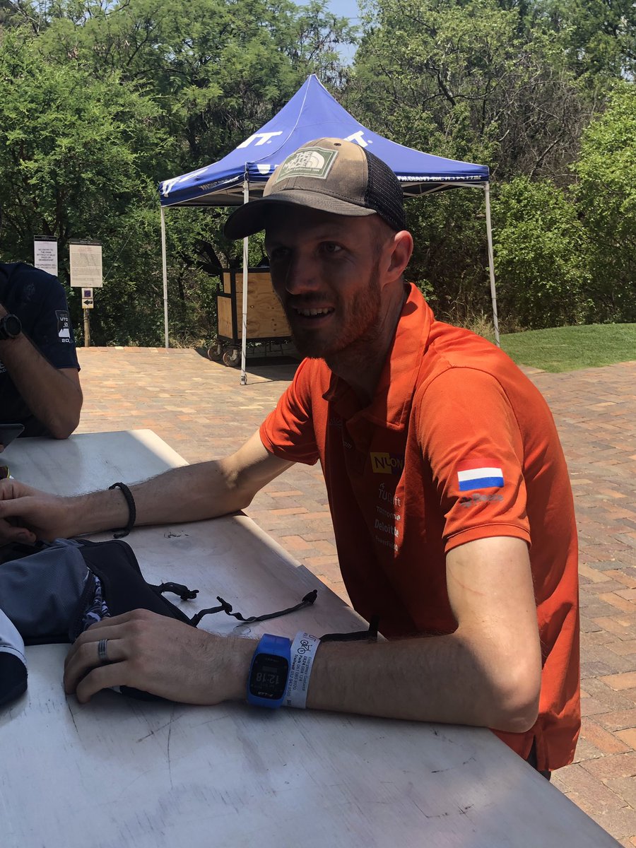 Muldstrong's tweet photo. The third finisher of the inaugural Trails of Pretoria. If anyone in the trail running community hadn’t heard of Kyle Brand now they have. https://t.co/zBRfSfYqFv