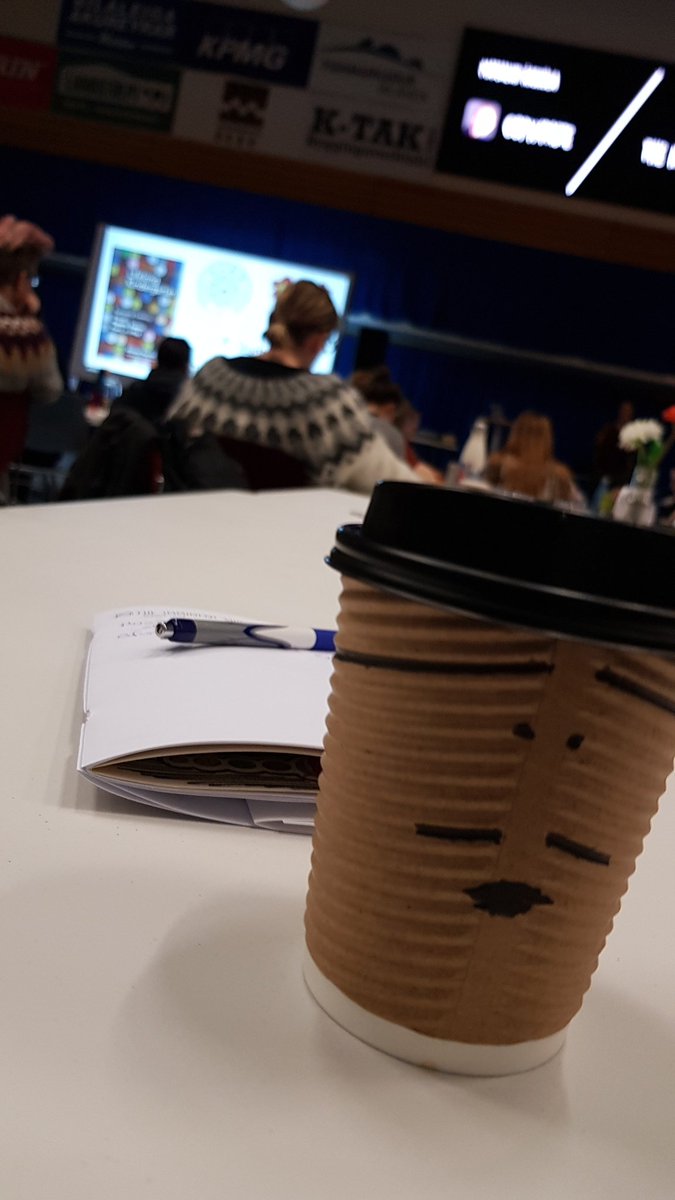 Það er verið að vinna með basic #utis2019 #kaffikrot