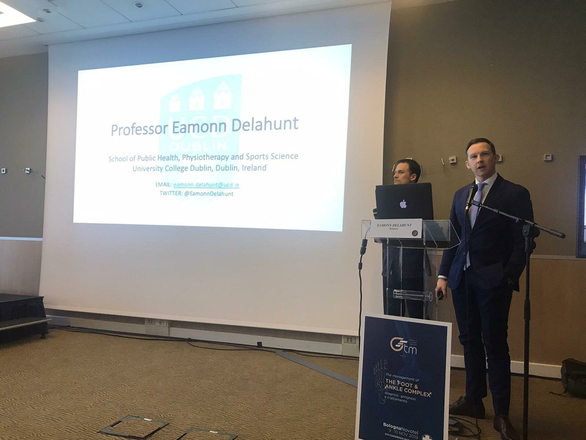 GrTerMan's tweet photo. Prof. @EamonnDelahunt for #XVIIGTM National Congress 2019 #ANKLE https://t.co/r3zBFUKrza