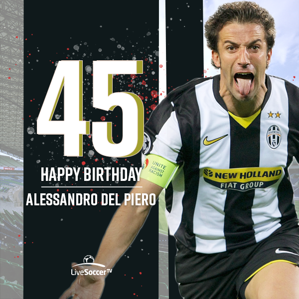 Happy birthday to Juventus icon Alessandro Del Piero  