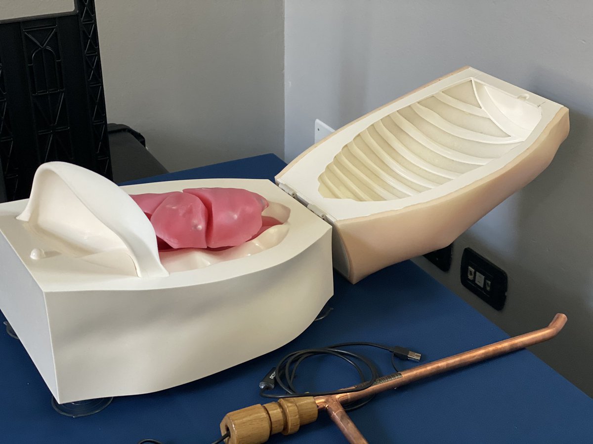 ThoracicOnco's tweet photo. Everything is set for the dry lab with the Stupnik simulator today at 2 pm at the Fondazione Stelline. Don’’t miss it! #vatssimulation #vats #thoraciconco19 #november #lungcancer #awareness https://t.co/phfbvx9tLw