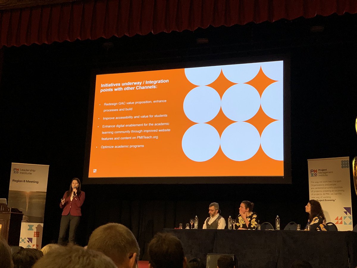 PMI is really taking the orientation towards Next Gen PMs seriously. The definition of “student” has changed as well... #PMIR8Meeting