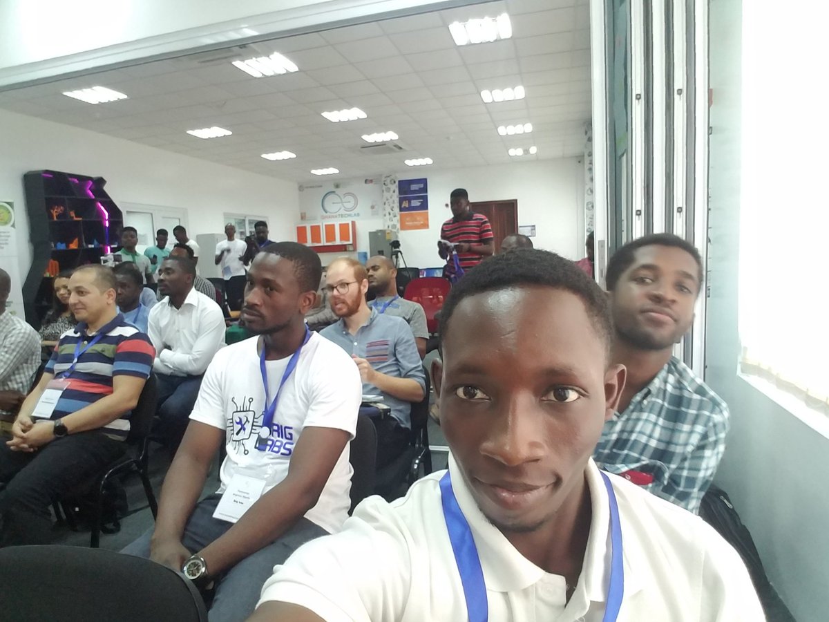 KlassicSimon's tweet image. Representing @UMaTHub at the first Africa Makerspace Gathering 
#GhanaTechLab #AMG2019