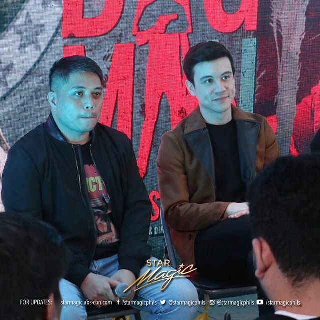 starmagicphils's tweet photo. Arjo Atayde during the media launch of iWant and Dreamscape’s “Bagman 2” #Bagman2 https://t.co/YVYt1mYpWX https://t.co/uMEZaW5pVt
