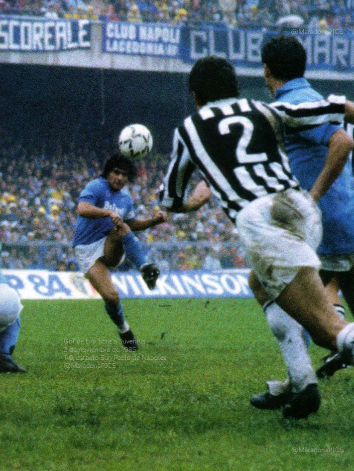 View Maradona Juventus Tiro Libre Background