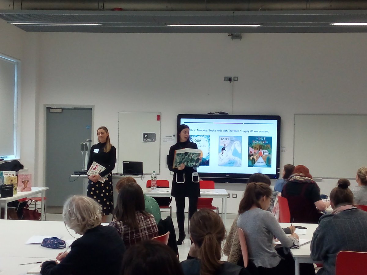 LiteracyIRL's tweet photo. #LAI2019 @nicholaim1977 and @AKShanahan are inspiring attendees of their concurrent session with an array of outstanding picture books which celebrate the diversity of pupils in Irish classrooms today. A must-see for teachers looking to create inclusive classrooms! https://t.co/RjPI8HZOtL