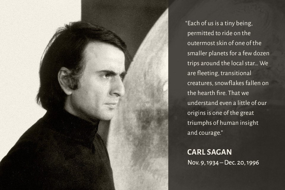 Happy Birthday Carl Sagan. 