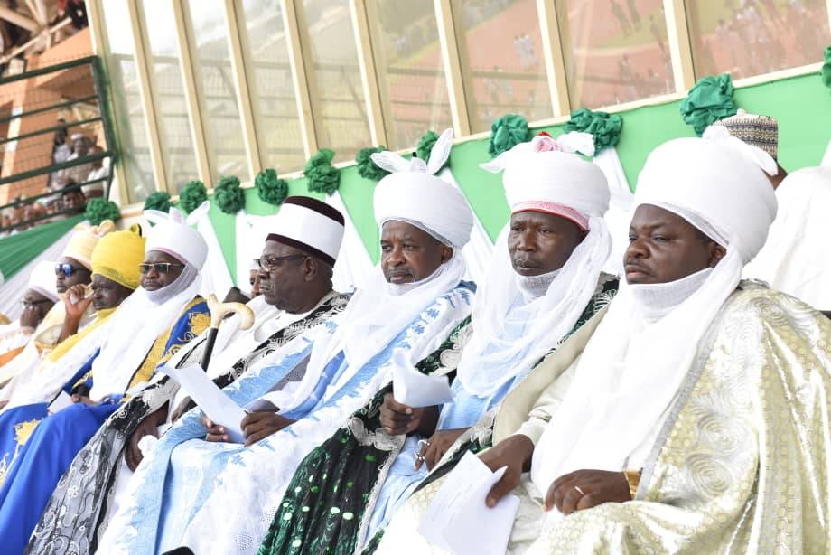 Government of Gombe State (@officialgmsg) on Twitter photo Going on now, <a href="/GovernorInuwa/">Muhammadu Inuwa Yahaya</a> delivering his speech after the swearing-in of new commissioners, special advisers and permanent secretaries at the Pantami Stadium, Gombe.
#InuwaIsWorking
#Next-LevelCabinet Going on now, <a href="/GovernorInuwa/">Muhammadu Inuwa Yahaya</a> delivering his speech after the swearing-in of new commissioners, special advisers and permanent secretaries at the Pantami Stadium, Gombe.
#InuwaIsWorking
#Next-LevelCabinet