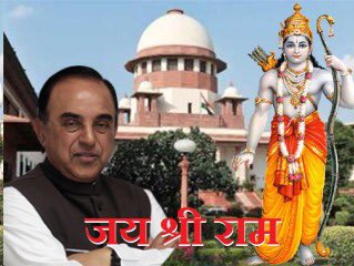 Dr SUBRAMANIAN <a href="/Swamy39/">Subramanian Swamy</a> was in Ghonzhou China attending a University Conference, in view of the SC judgement he is rushing back &amp; returning tonite at 11 pm to Delhi ! Jai Sri Ram !