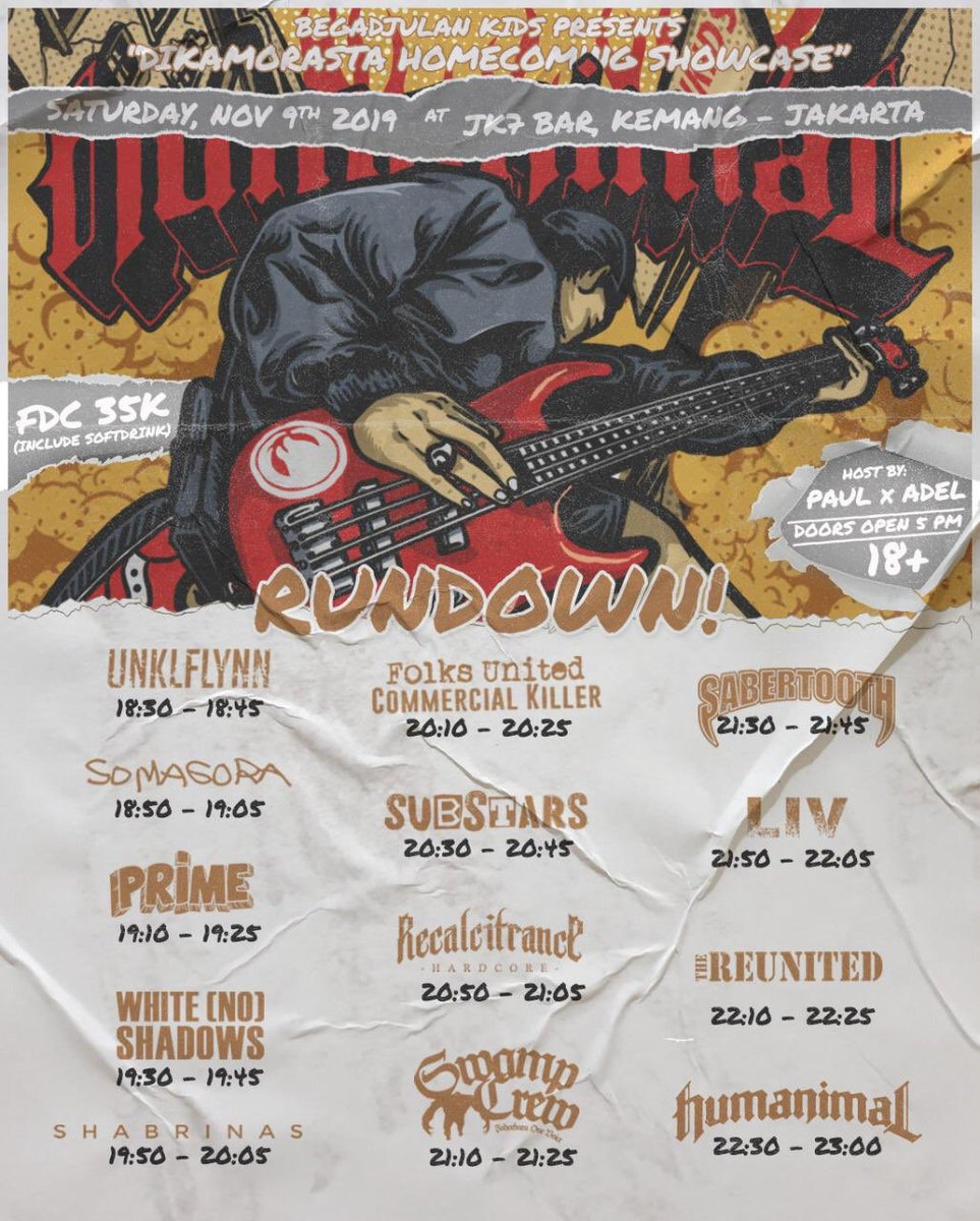 20.10 malam ini. Sampai bertemu di JK7 Kemang.