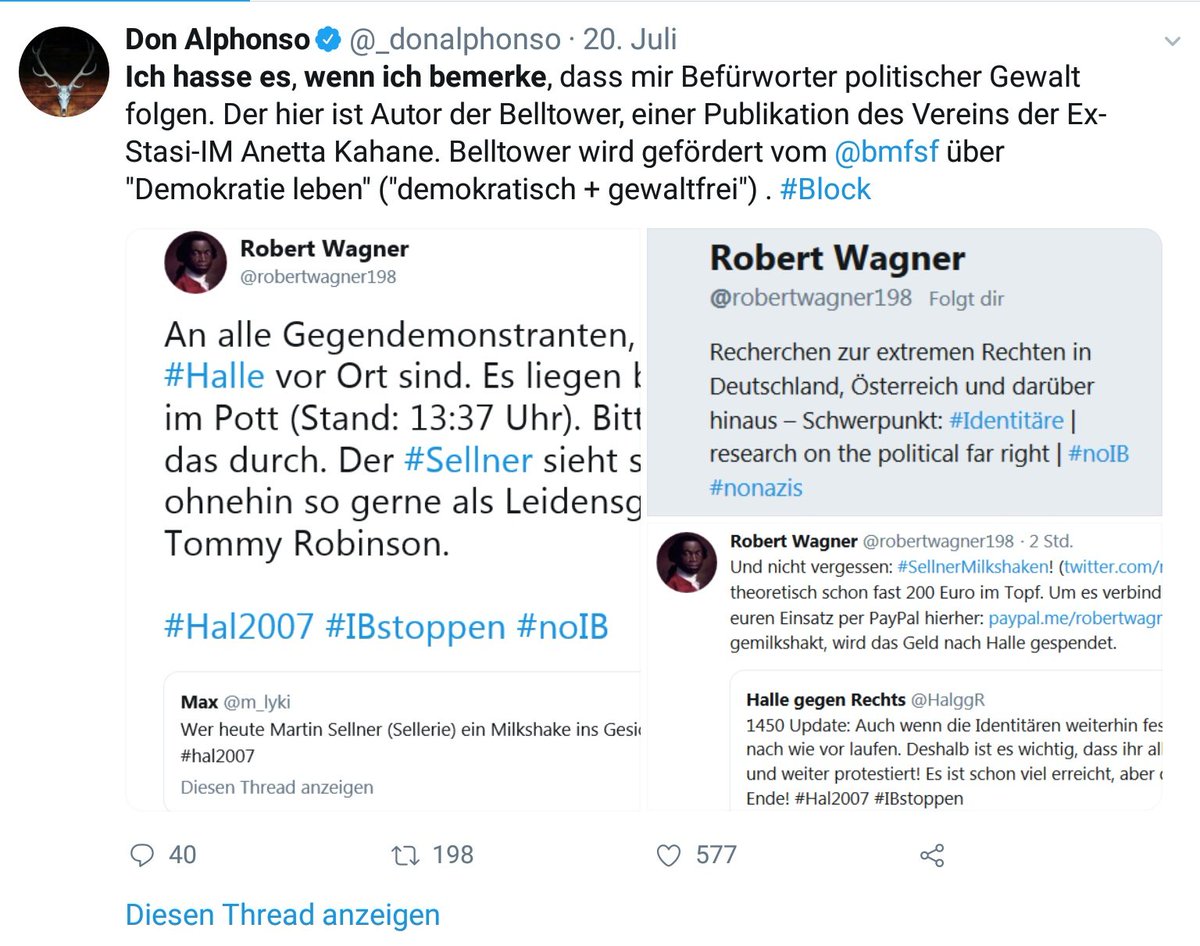 Der gezeigte Tweet ist vom 20. Juli und hat keinerlei sachlichen Bezug, es geht rein um persönliche Diskreditierung. Was gleich auffällt: Der Anlass ist absolut nichtig: Es folgt ihm jemand auf Twitter.Hier zunächst ohne Markierungen meinerseits:2/x