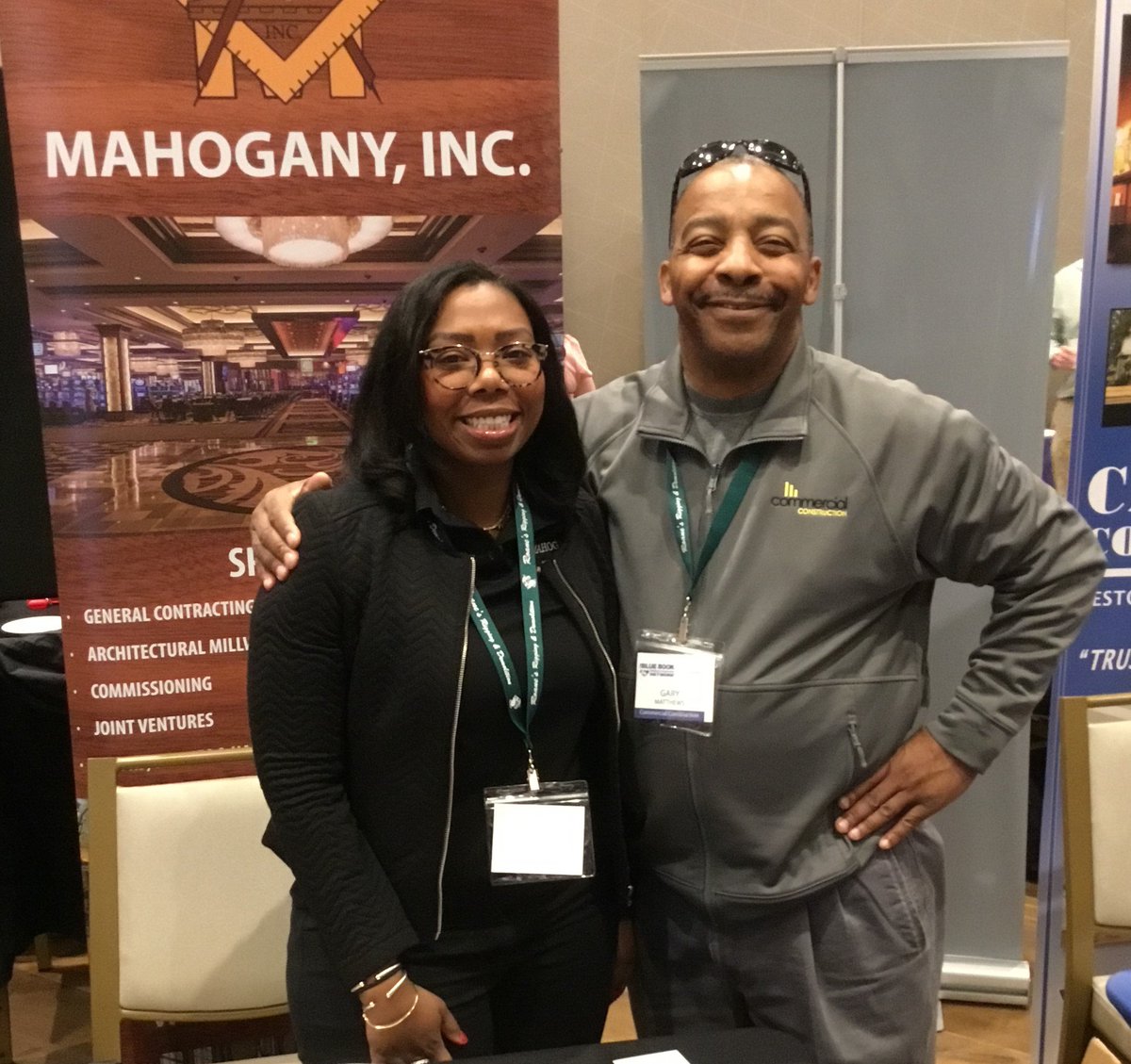 safetymgmtgroup's tweet photo. Commercial Construction GC was at this Baltimore Blue Book GC Industry Mixer on TUESDAY NOVEMBER 5th at Maryland Live! Casino. Over 50 GCs, and good networking the whole time. A lot of  subcontractors and friends came by our exhibit to see us today. https://t.co/bkY34nuDzv https://t.co/ZfYckDpalb