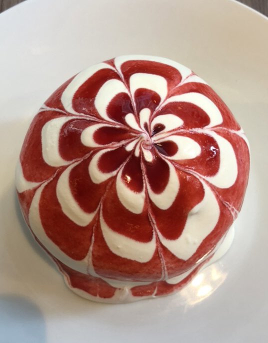 M 今日のパティシエさんすご い めちゃくちゃ美しい花が咲いたよ イシヤ日本橋 イシヤパンケーキ T Co Dzuuiusqnz Twitter