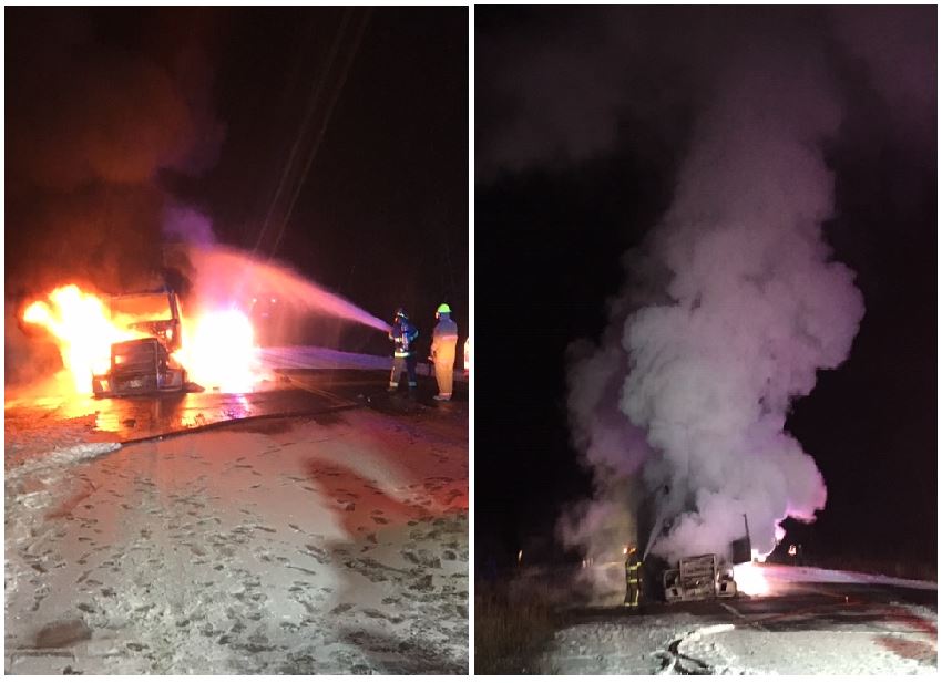 OPP_COMM_NER's tweet image. UPDATE Road Closure: #Hwy69 between Hwy 64 and Hwy 522 #KeyRiver - Highway remains closed following vehicle fire. Reopening time unknown. ^jt