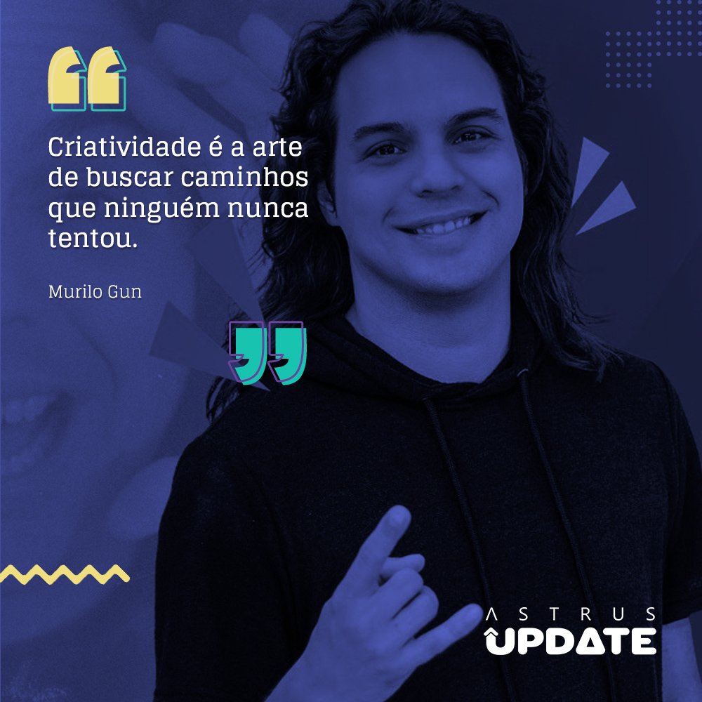 astrusdgt's tweet photo. Querendo soluções mais criativas, mais inovadoras, e que saíam do caminho do padrão e do óbvio? Não perca a palestra do Murilo Gun, dia 22/NOV, no Astrus Update.

Não perca mais tempo e garanta seu lugar acessando o link: https://t.co/i5LrFfr2Vb 👈 https://t.co/QiDVqXhG1U