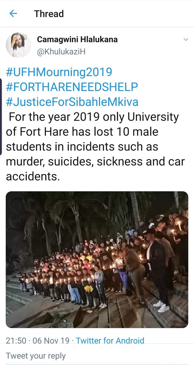 MasechabaMposwa's tweet photo. Please take a moment to familiarize yourself with this story, then share and assist where you can. Thank you @turfbester1 for bringing this to my attention. #JusticeForSibahleMkiva
cc @tumisole @forthare_Uni @BladeNzimandeMP @SAPoliceService @RonaldLamola @eNCA @SABCNewsOnline https://t.co/TiabT1NOzI