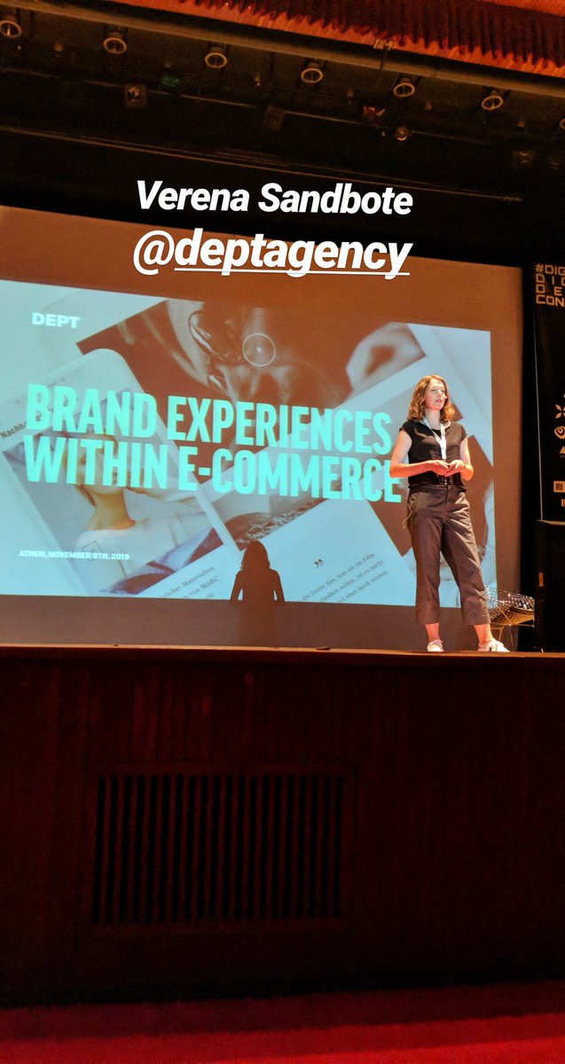 Verena Sandbote from <a href="/DeptAgency/">DEPT®</a> on stage! #digitized19